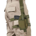 Deluxe Adjustable Drop Leg Tactical Holster - Od Green